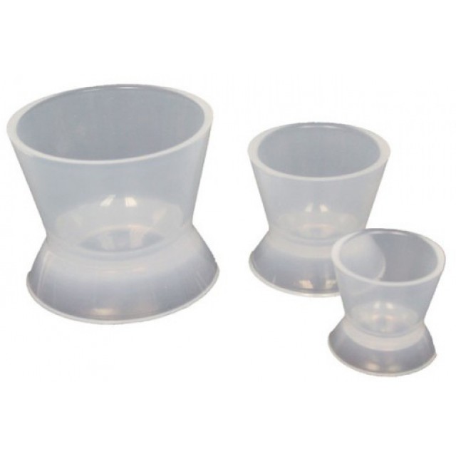 Silicone & Ceramic Acrylic Mixing Cups
